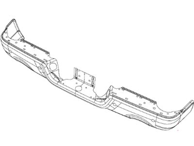 Ram 68271591AA BUMPER Step