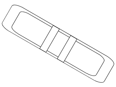 Mopar 55352852AA Tool Bag, Rear