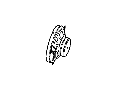 Dodge 56020372AB SPEAKER 5.25" Rear