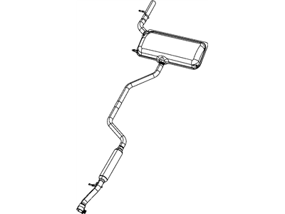 Chrysler Tail Pipe - 5085741AG