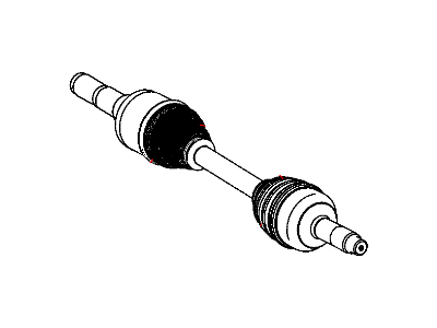 Jeep 52104591AB SHAFT Axle Half