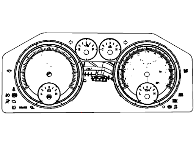 Ram 3500 Instrument Cluster - 56054942AE