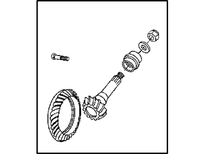 Ram 5175299AB GEAR KIT Ring And Pinion