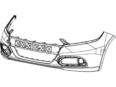 Mopar 68082361AA Beam Front Bumper