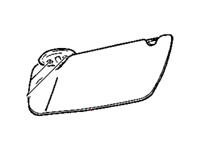 Dodge ZC371D1AB VISOR