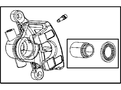 Chrysler 200 Brake Caliper - 68020261AB