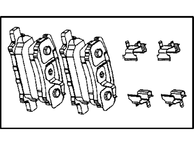 2008 Jeep Compass Brake Pad - V2011271AA