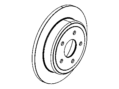 2017 Dodge Durango Brake Disc - 68035022AD
