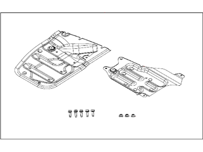 Jeep 82211994AB PLATE KIT Skid-Transfer Case