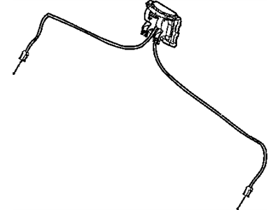Jeep 5093668AA CABLE REAR SEAT RELEASE