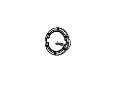 2014 Jeep Wrangler Fuel Door - 68209692AB