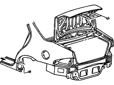 Chrysler 4378659 PLUG, Drain Hole Deck Lid