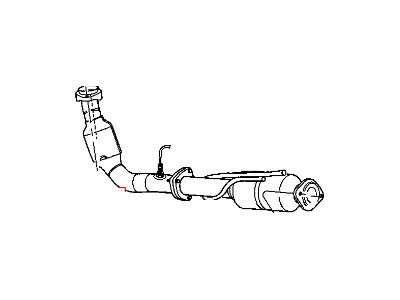 Jeep 52059566AC PIPE AND CONVERTER Exhaust