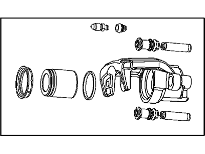 Jeep Commander Brake Caliper - R5143702AB