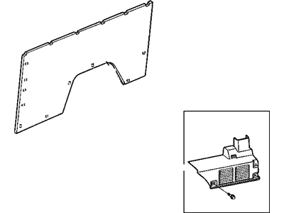Dodge 5GD58RK5AB PANEL Rear Side Lower