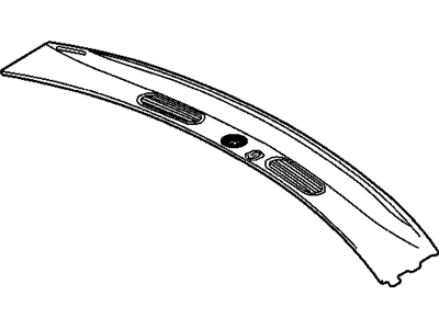 Dodge PV81MX4AB COVER Instrument Panel