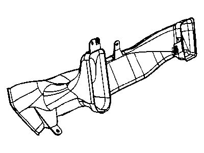 Dodge 5019389AA DUCT A/C And Heater