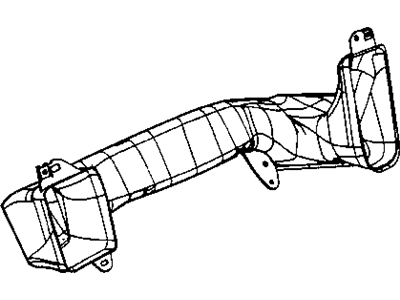 Dodge 5019391AA DUCT A/C And Heater