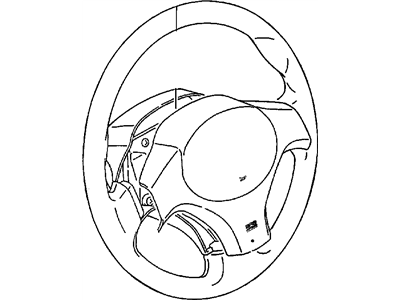 2003 Dodge Stratus Steering Wheel - MR641148