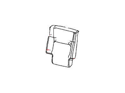Jeep 1NF181D1AA COVER Rear Seat Back