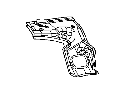 Chrysler 5101324AA PANEL C Pillar Outer
