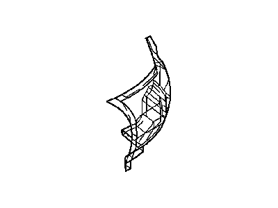 Chrysler 5101664AA EXTENSION Rear Floor Pan