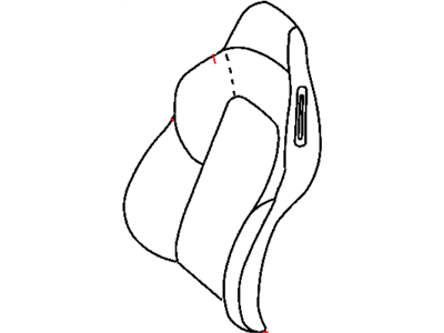 Chrysler 1BH95XDVAA COVER Front Seat Back