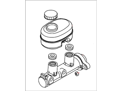Dodge 5017034AA MASTER CYLINDER Brake