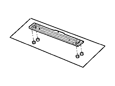 Jeep 55176240AB CROSSMEMBER Seat Belt Mount