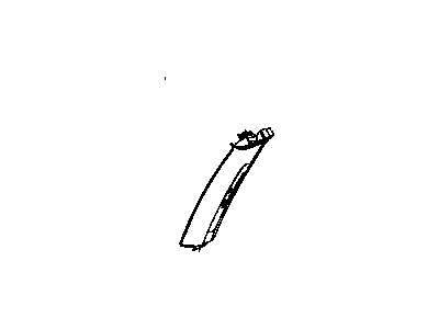 Chrysler UB69TL2AF MOLDING B Pillar