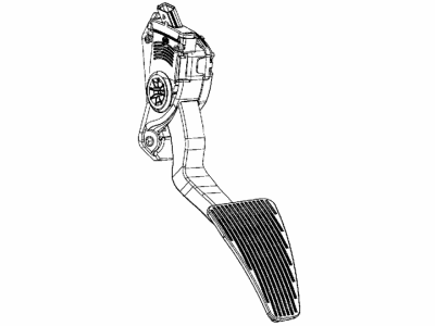 Ram 68044317AC PEDAL Accelerator