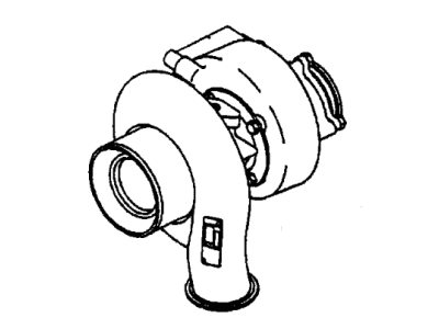 1999 Dodge Ram 2500 Turbocharger - R5014203AA