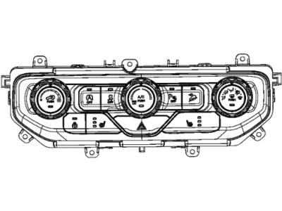 Jeep 6BE13DX9AC CENTER STACK Upper