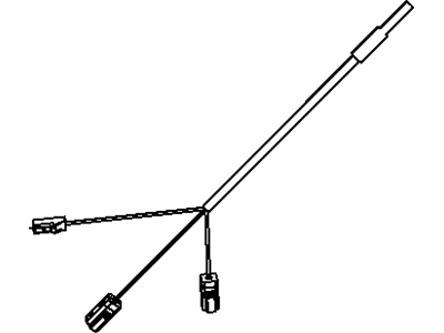 Dodge 5064861AA ANTENNA Base Cable And Bracket