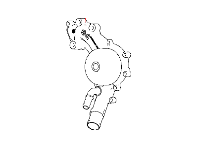 Ram Water Pump - 68158680AB