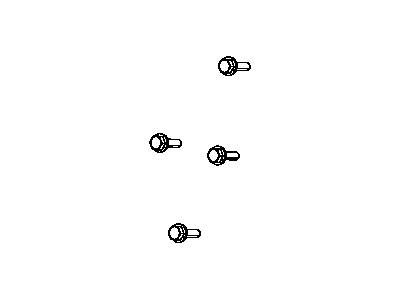 Jeep 6102429AA BOLT AND CONED WASHER Hex Head M6X1.00X25.00