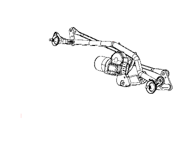 Ram 4725998AB MOTOR Windshield wiper