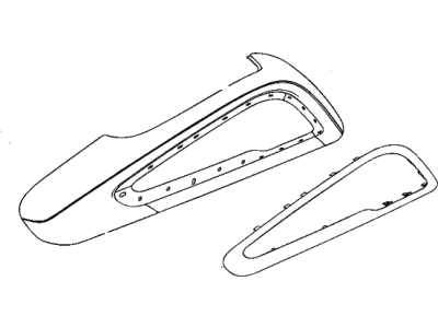 2017 Dodge Viper Armrest - 6EB761XRAA