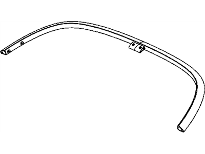 Chrysler 5174031AA BOW Folding Top Rear