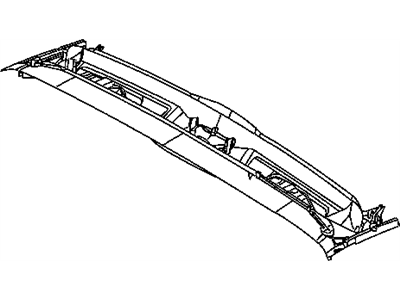 Chrysler 5166832AB COVER Roof Header