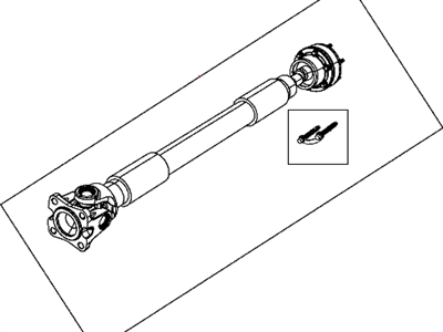 Jeep 52853442AF SHAFT Drive Front