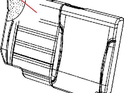 Jeep 5MH70XDBAA COVER Rear Seat Back Right
