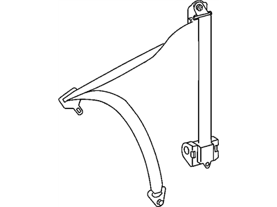 Dodge 5125023AA SEAT BELT Front Outer