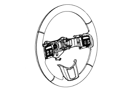 2013 Chrysler 300 Steering Wheel - 1XW191X9AA