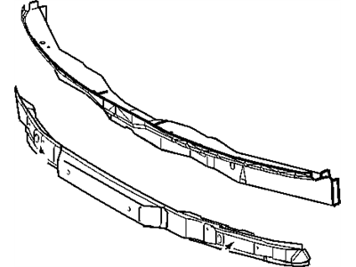 Dodge 5104054AA REINFORCEMENT Front Bumper