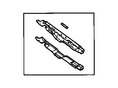Dodge 4860194 CROSSMEMBER Radiator