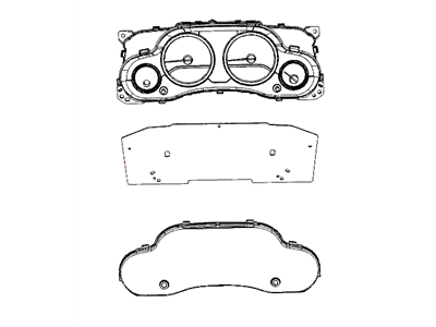 Jeep 56054399AF CLUSTER Instrument Panel