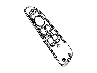 Dodge 5HZ71XDHAD BEZEL Power Window/Door Lock Switch