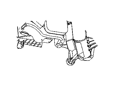 Chrysler 5017668AA DUCT A/C And Heater