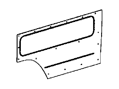 Dodge 1HD531E7AA PANEL Quarter Trim